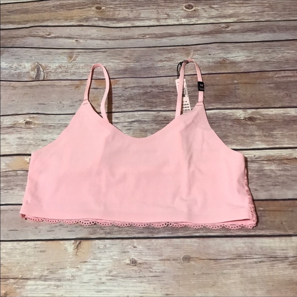 VS raw cut lace bralette